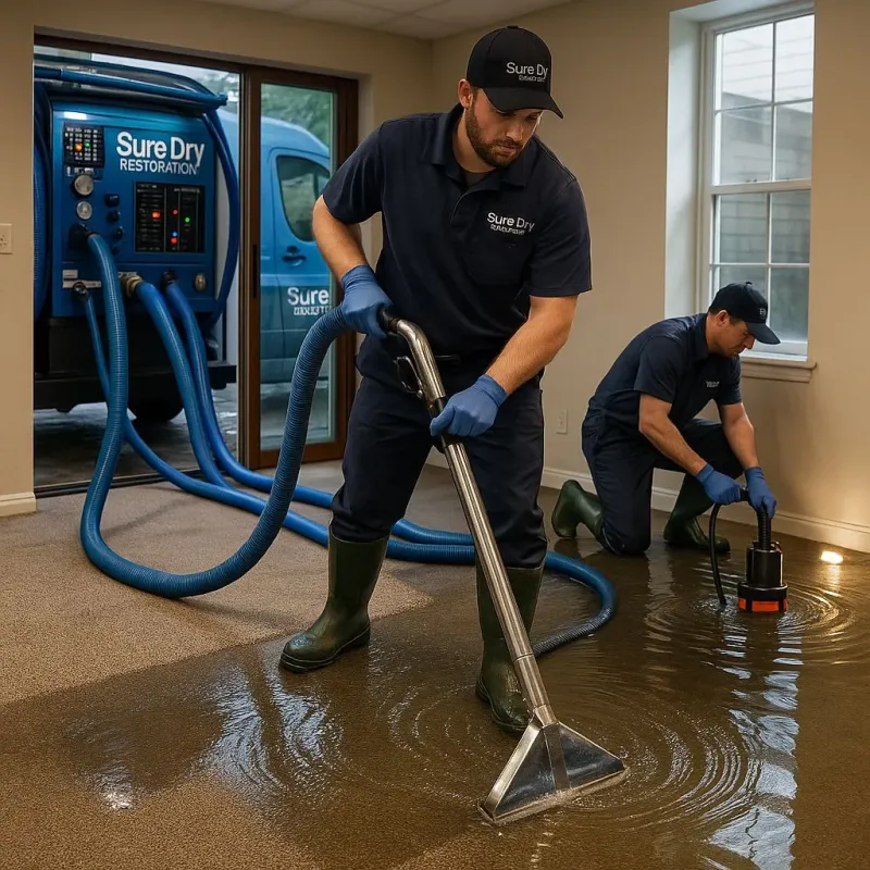 Water Extraction and Removal process in Trail Creek, IN